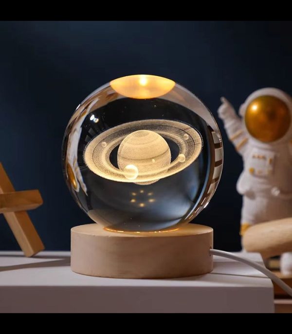LED Crystal Ball Saturn