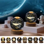 Space Galaxy 3D LED Crystal Ball
