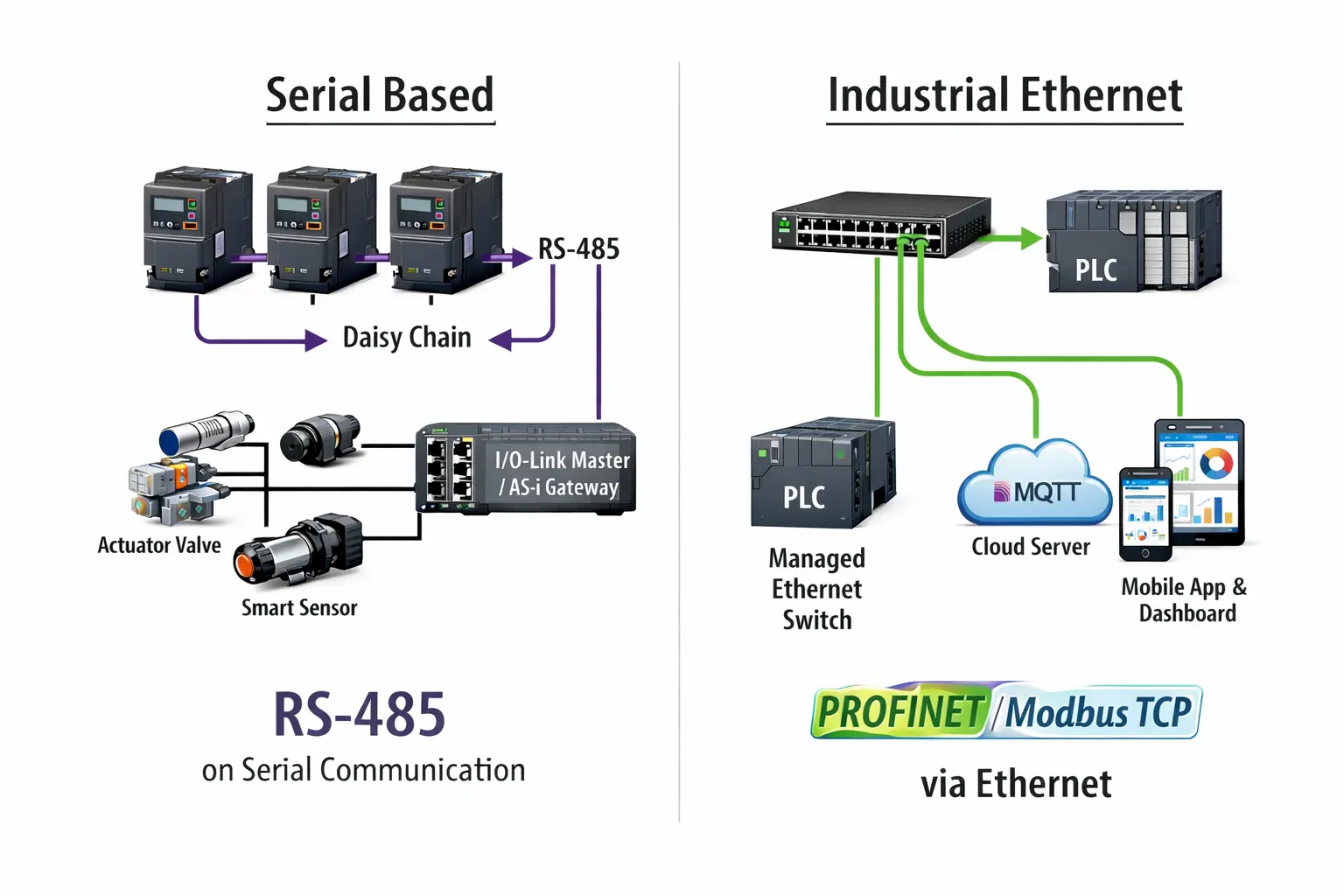 Serial Based Industrial Ethernet